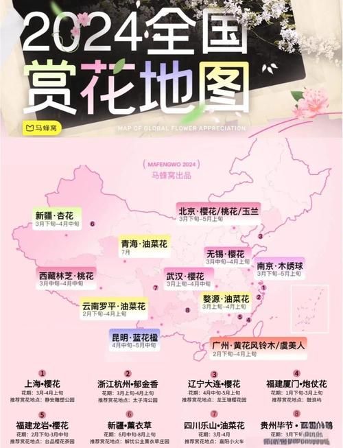 五一假期去哪玩全国赏花地图推荐热门打卡地