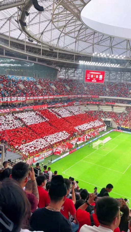 亚洲最大TIFO惊艳全场 细节大公开