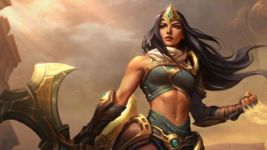 亮丽女神希维尔cosplay欣赏 神还原战争女神