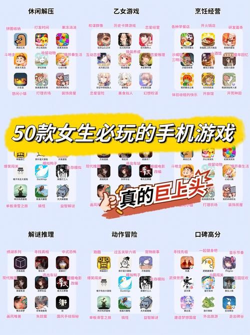 什么游戏女玩家多 这几款游戏女生最爱玩