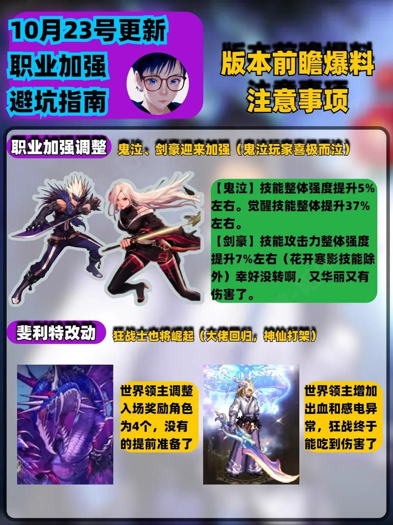 传动dnf3.3职业选择指南哪个角色最厉害