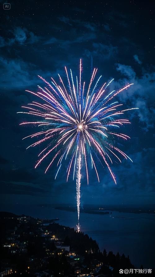 你就像烟火的美丽绽放出最耀眼的光芒