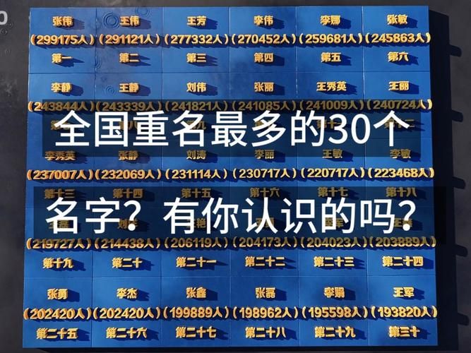 全国姓名重名查询工具 你的名字在全国排第几