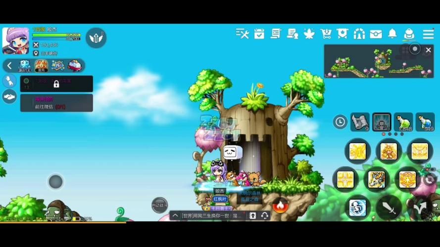 冒险岛神木村地图隐藏地点 这些秘密你知道吗
