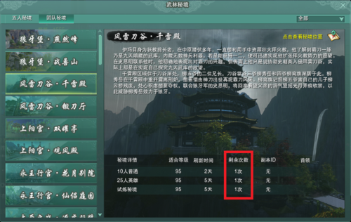 剑网3英雄一线天副本详解 装备掉落全知道