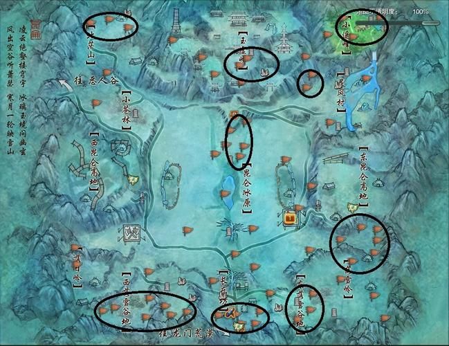 剑网3马驹刷新点分布图 跑图必备马驹指南