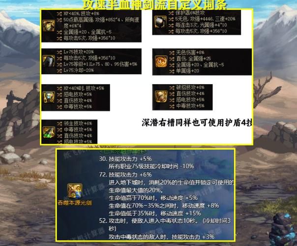 剑魂95级防具选择分析 不同流派装备优缺点详解