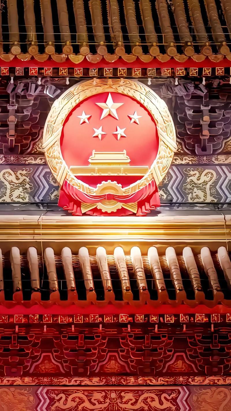 华为手机熄屏国徽图片 爱国主题锁屏壁纸设置指南