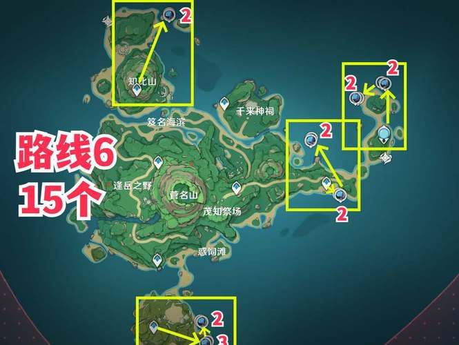 原神海灵芝分布图最新位置一览轻松采集不迷路