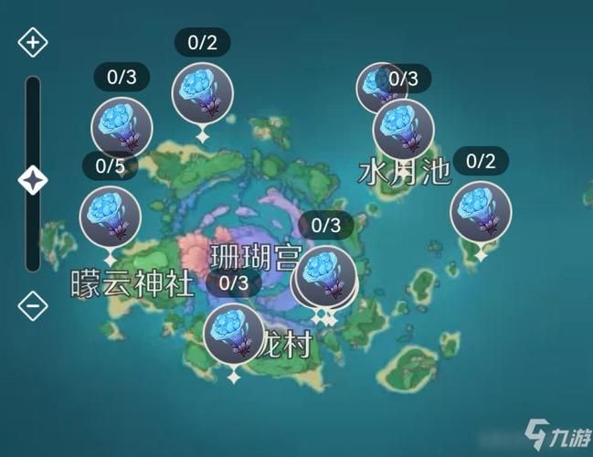 原神海灵芝分布图最新位置一览轻松采集不迷路
