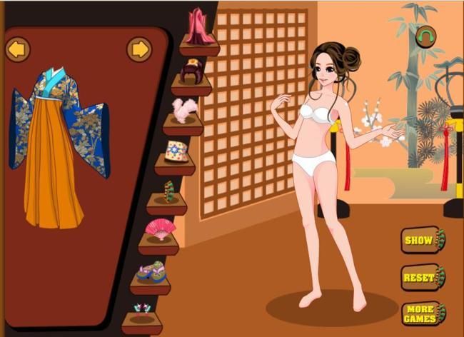 古装美女换装游戏合集 从汉唐到明清服饰全都有