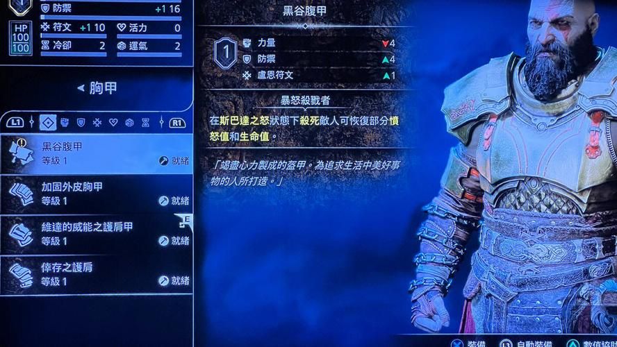 固执胜利者的胸甲与其他防具对比评测