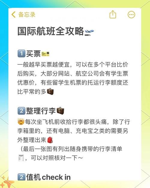 国际航班起降查询指南 教你准确获取航班信息