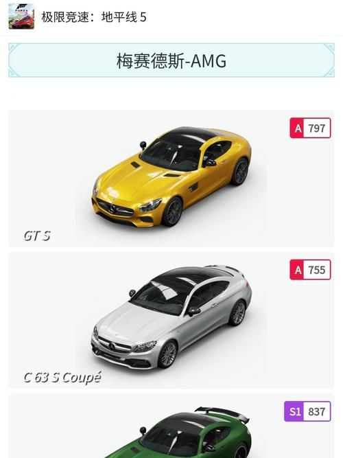 地平线5车辆大全性能排名前十推荐