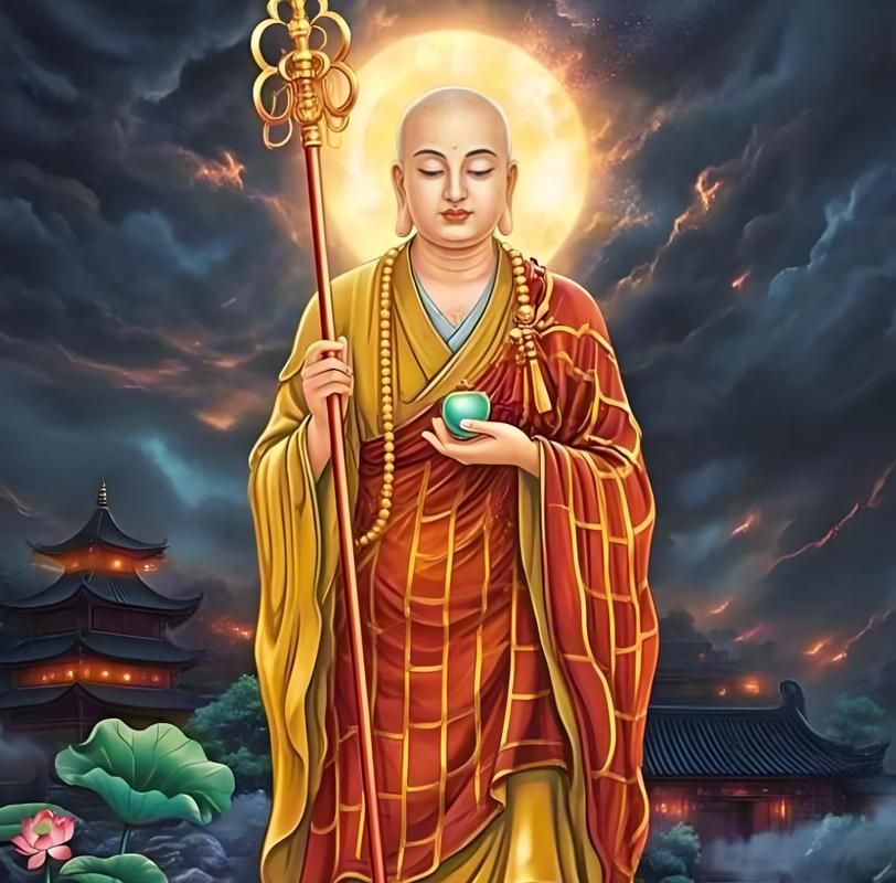 地藏王菩萨的弟子身份曝光原来他的师父这么有名
