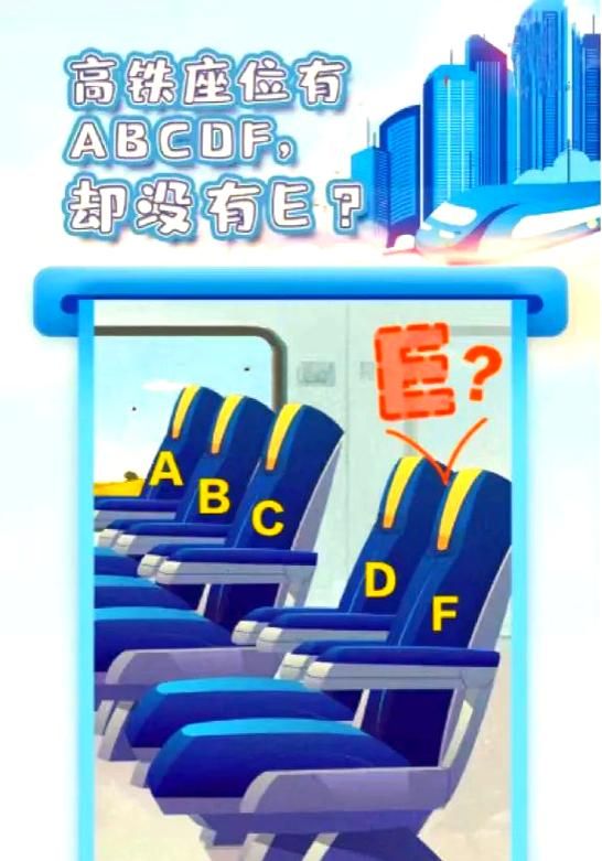 坐高铁必知为什么高铁上没有e座位