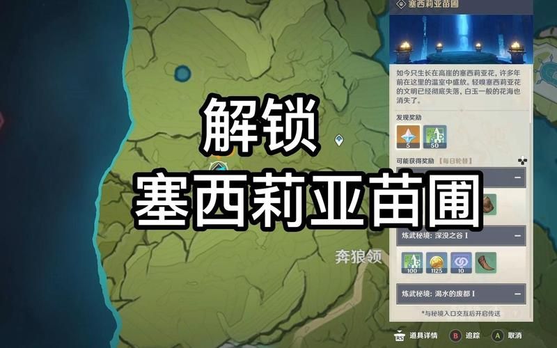 塞西莉亚苗圃解锁指南 一文解决所有疑问