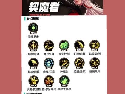 大天使之剑魔剑士技能加点 最强输出方案推荐