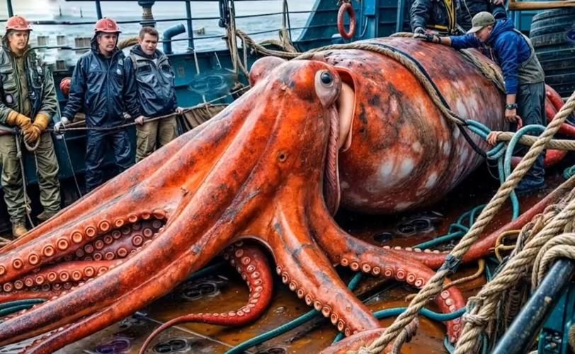 巨型黑章鱼的触须有什么特点 深海生物的神秘武器