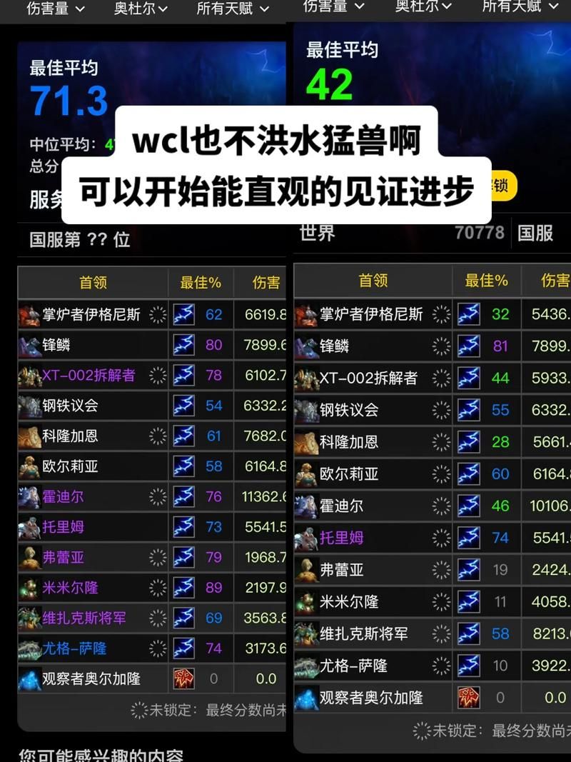怀旧服wcl网站数据解析 提升你的游戏水平