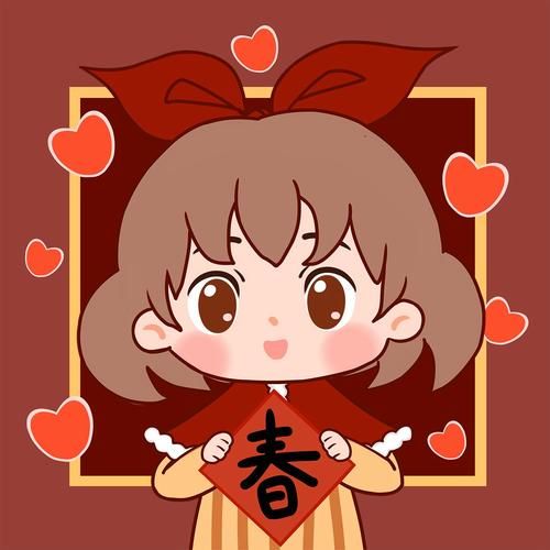 新年换头像啦 超可爱女生专属卡通头像合集