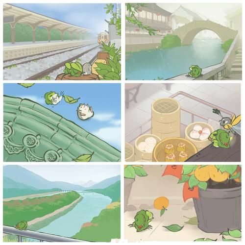旅行青蛙明信片大全 看看你家蛙蛙都去了哪里