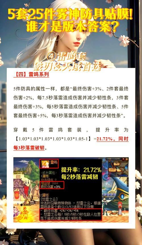 暗帝超界防具选择指南当前版本最强套装解析