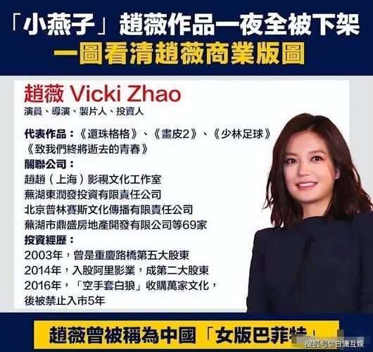 赵薇多作品被除名是否与封杀有关