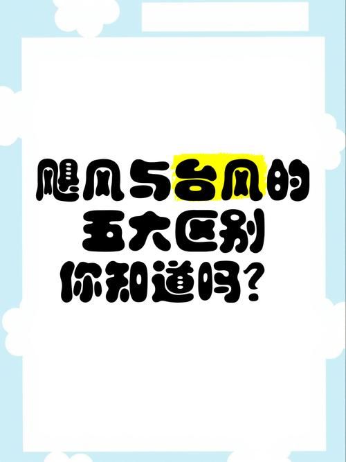 飓风与台风的区别是什么看完这篇就懂了