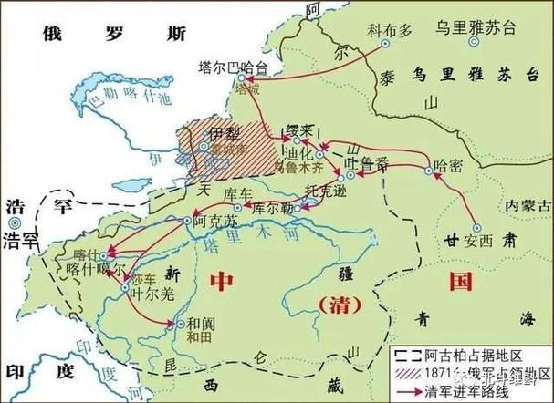 1735年中国地图解析 清朝鼎盛时期的国土范围