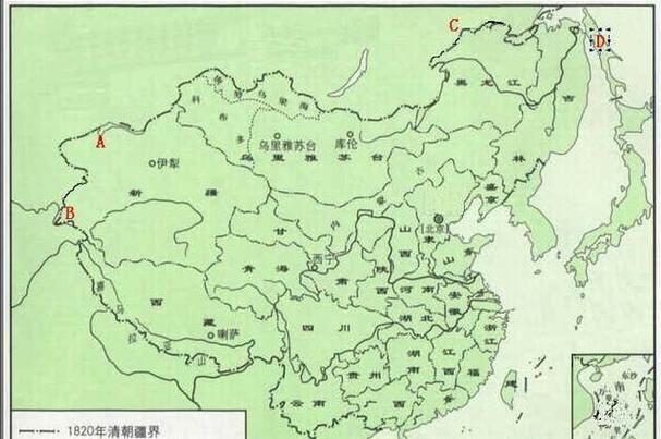 1735年中国地图解析 清朝鼎盛时期的国土范围