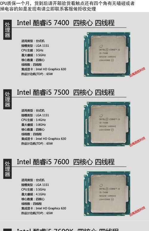 i5处理器到底几核 不同型号核心数大解析