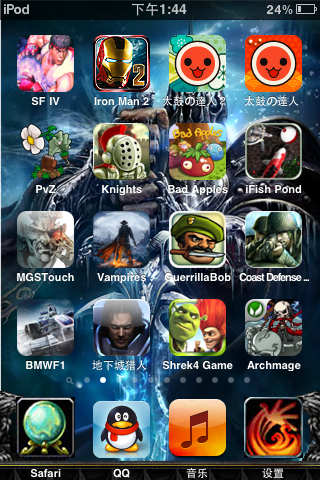 itouch4游戏排行榜 最受欢迎的游戏TOP10