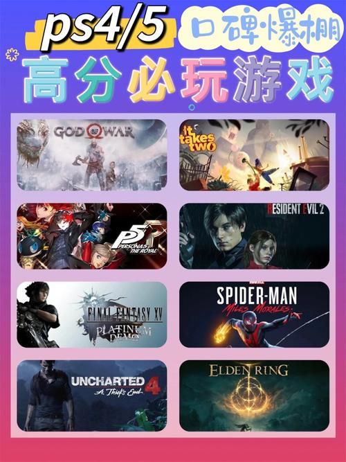 PS5必玩游戏排行最新版 索尼主机玩家必备游戏清单