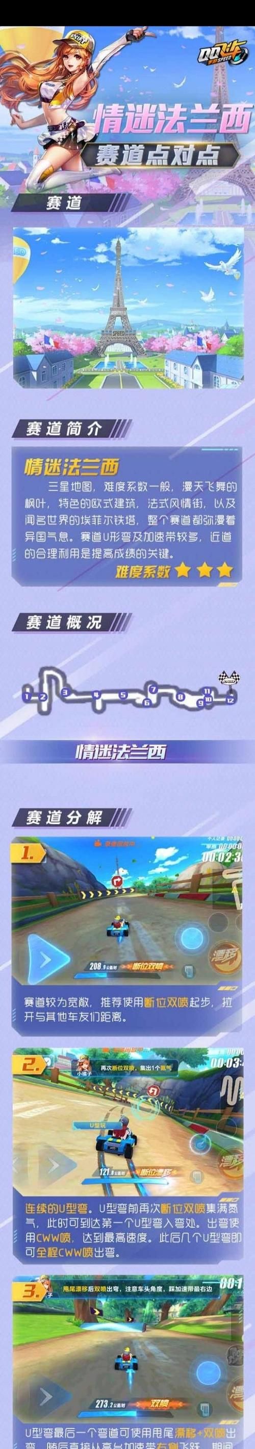 qq飞车星际彩虹赛道技巧 轻松拿第一秘籍