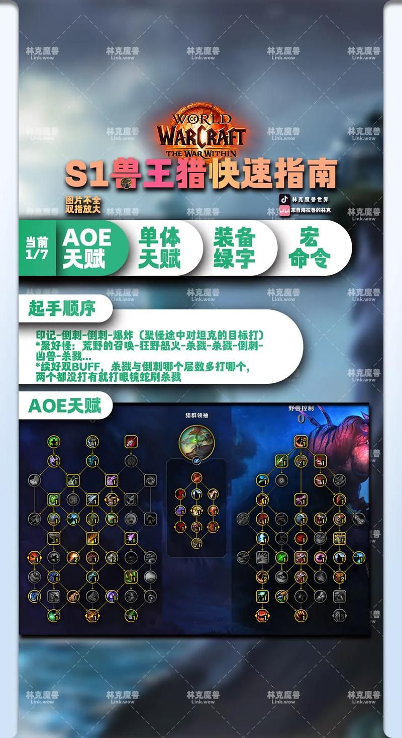 wow猎人练级天赋搭配 轻松单刷任务技巧教学