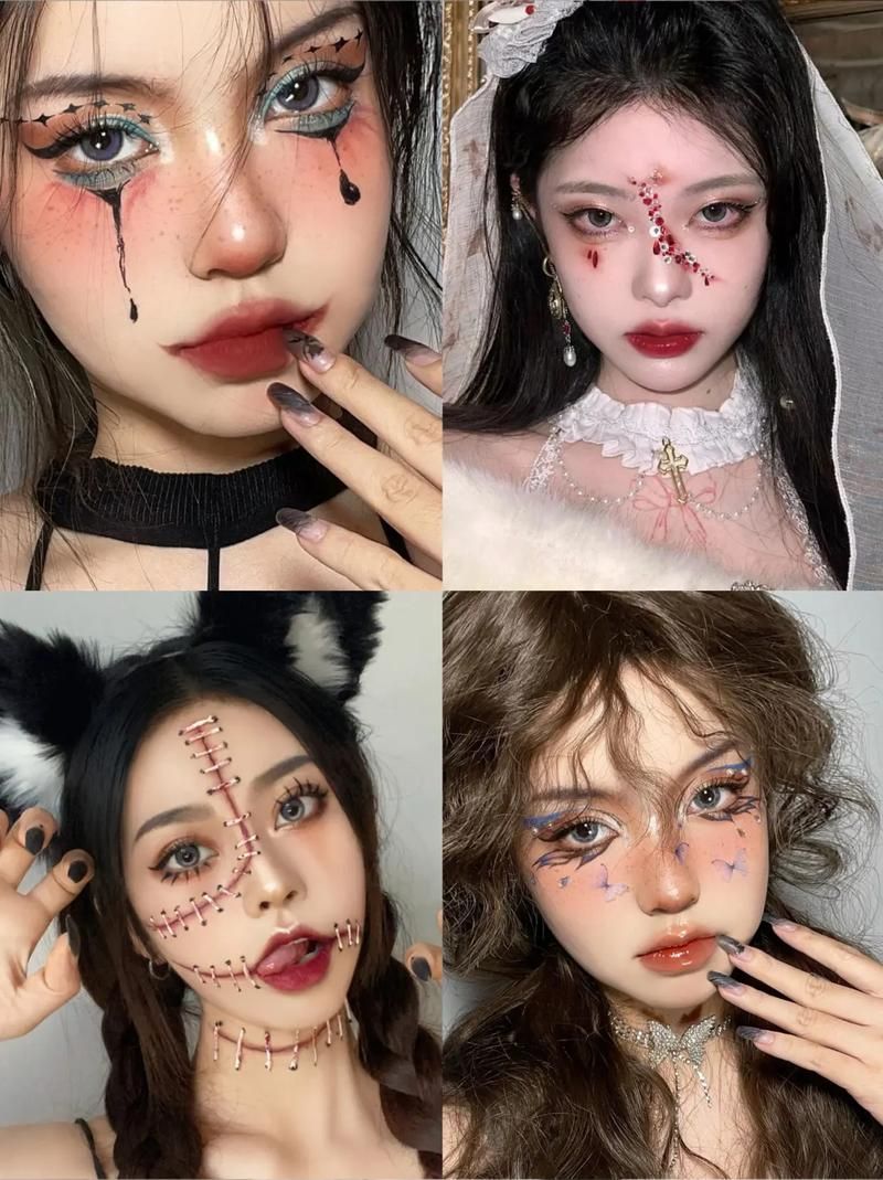 万圣节图片恐怖化妆合集 全网最吓人的妆容都在这里