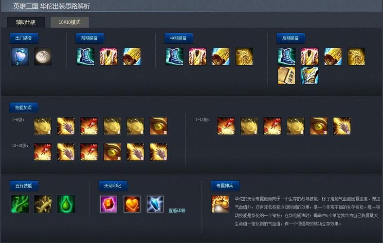 三国志战棋版华佗技能详解 回血神技使用技巧