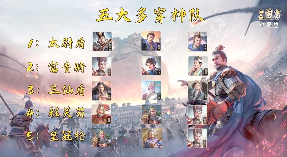 三国志战略版箕形阵武将选择 这些英雄最合适