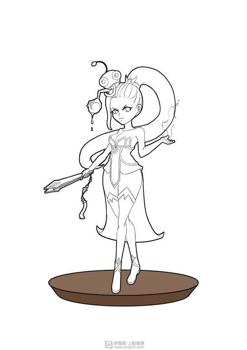 三国梦想女娲无惨图原画设计与创作过程