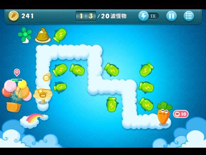 保卫萝卜攻略沙漠7布阵图 轻松过关不用愁