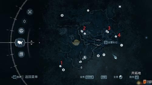 刺客信条3地道地图全解析 新手必看指南