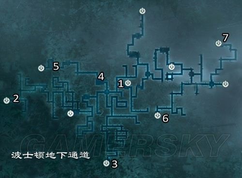 刺客信条3地道地图全解析 新手必看指南