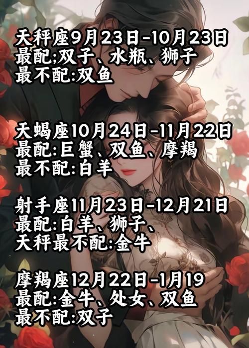 十二星座配对武魂指南哪个星座最适合你