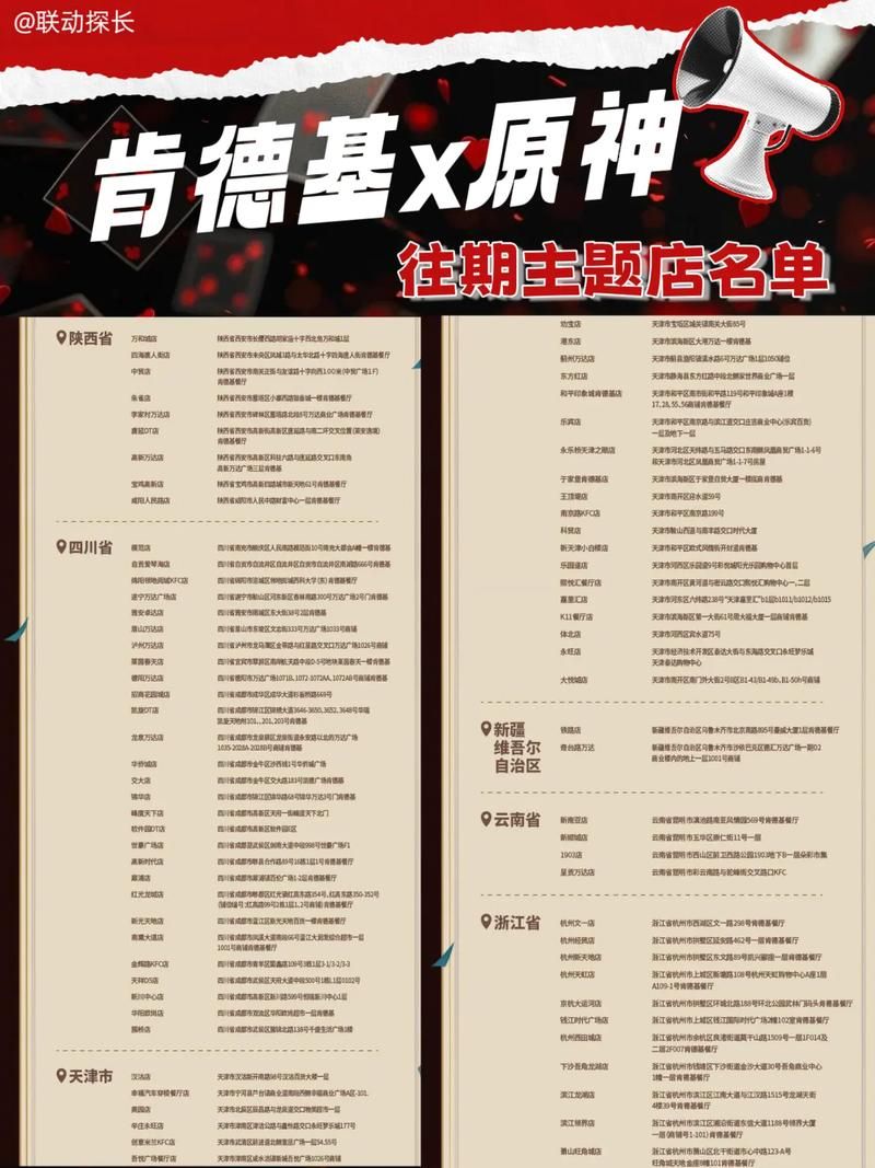 原神kfc联动城市时间表 活动持续多久看这里