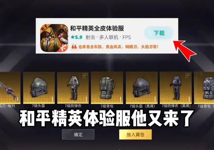 和平精英官网体验服和正式服区别 详细对比分析