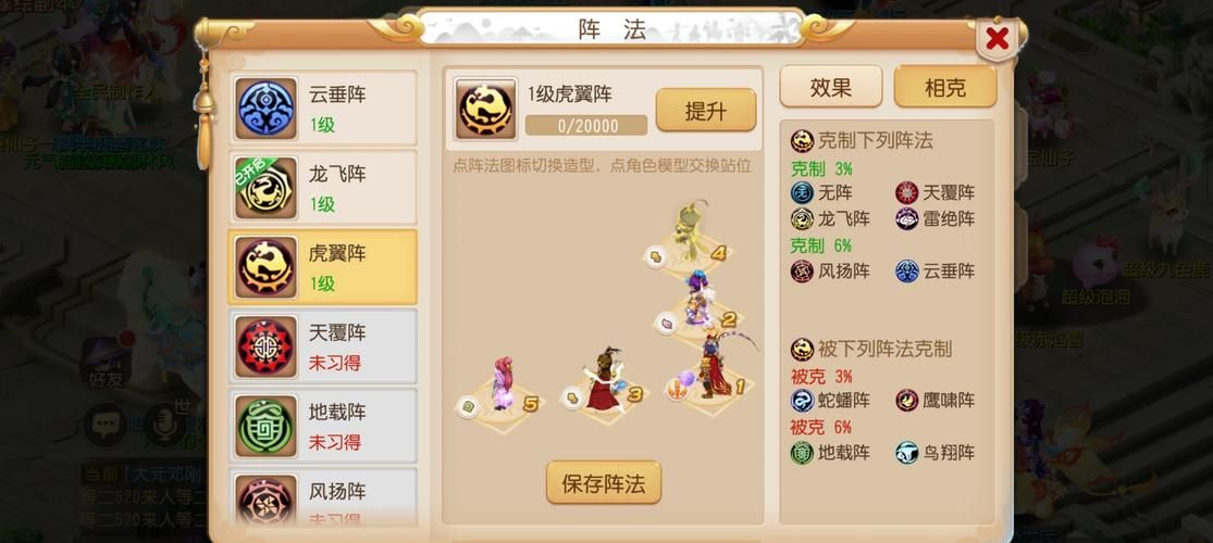 哪个阵法大克虎翼阵 虎翼阵最强克制方案揭秘
