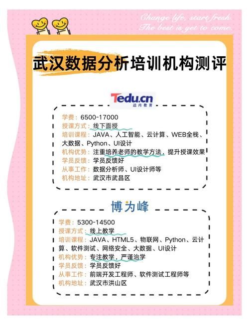 国内数据分析师培训排名及学费对比