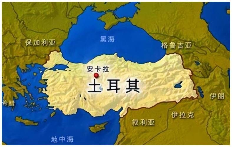 土耳其地图中文版高清大图免费下载