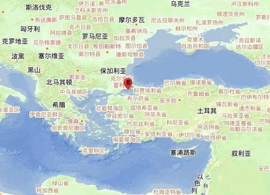 土耳其地图中文版高清大图免费下载